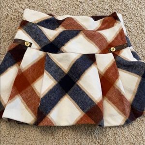 Janie and jack plaid skirt  size 5 girls
